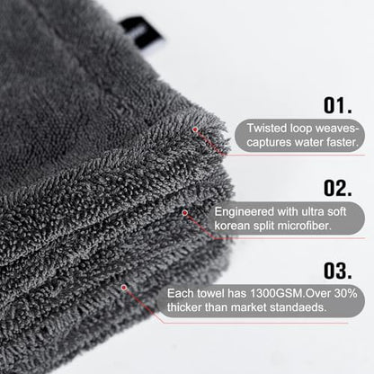2 Pack XL Car Drying Towel (2 Count)