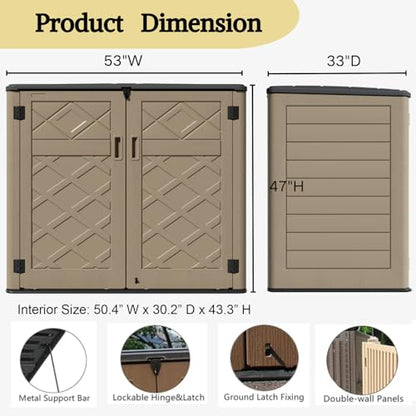 Large Outdoor Storage Shed