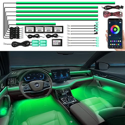 Acrylic Interior Car LED Strip Light (18 Count)