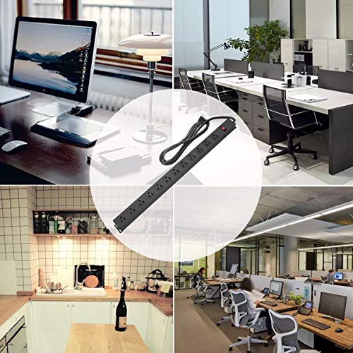 HHOSET Long Power Strip Surge Protector
