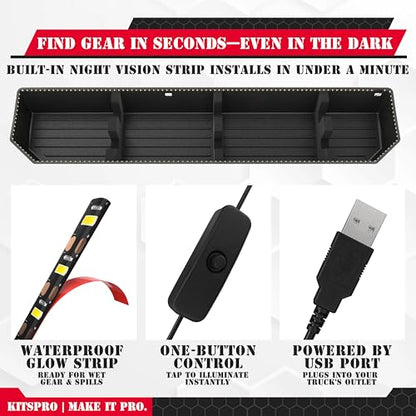 18 Gallon Lighted Underseat Storage for 2015