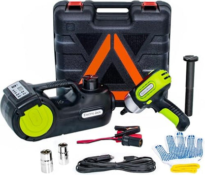 Electric Car Jack Kit 5Ton 12V Hydraulic