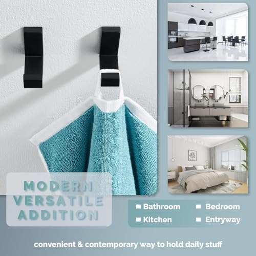 Towel Hooks for Bathrooms (2 Count)