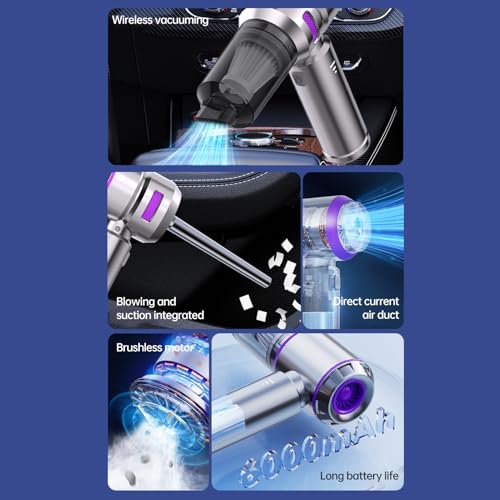 Handheld Car Vacuum Cleaner with Brushless Motor