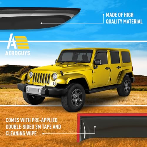 Extra Durable Window Deflectors Tape (4 Count)