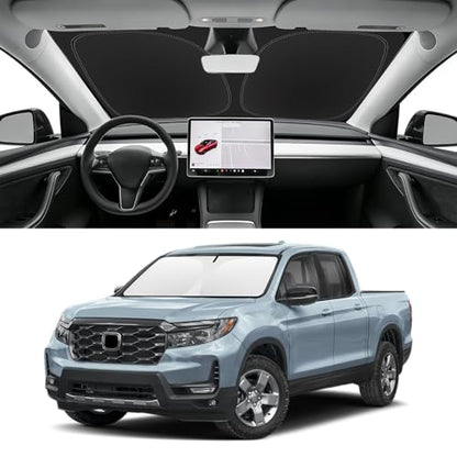 Custom Fit Windshield Sun Shade for Honda Ridgeline 2017