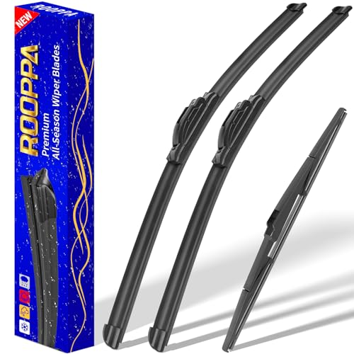 3 Wipers Fits Chrysler Pacifica 2017