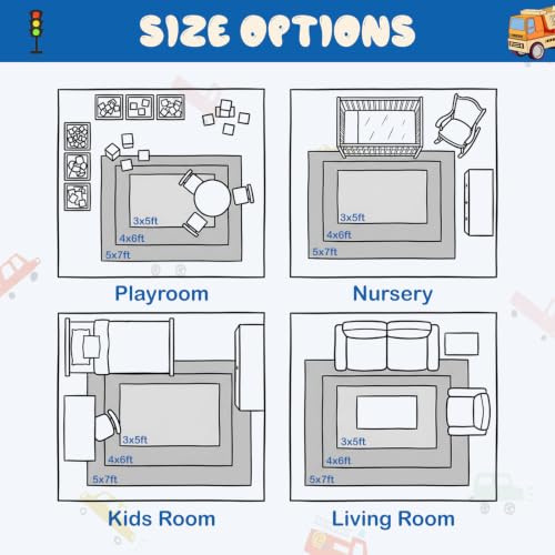 Large Kids Playroom Rug