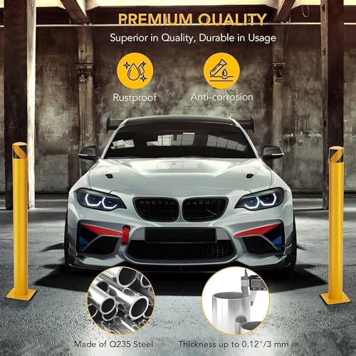 4 Pack Heavy Duty Safety Bollards