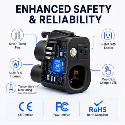 NACS to CCS1 & J1772 V2L Adapter for IONIQ 5