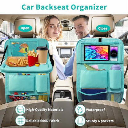 Car Backseat Organizer with Tray