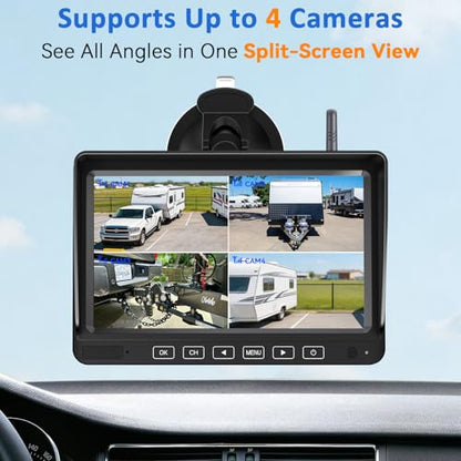 HD 1080P RV Backup Camera Wireless Easy Install