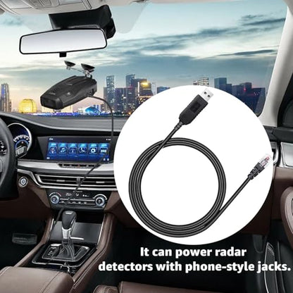 USB to RJ11 Radar Detector Cord for Escort Uniden Beltronics Cobra Whistler