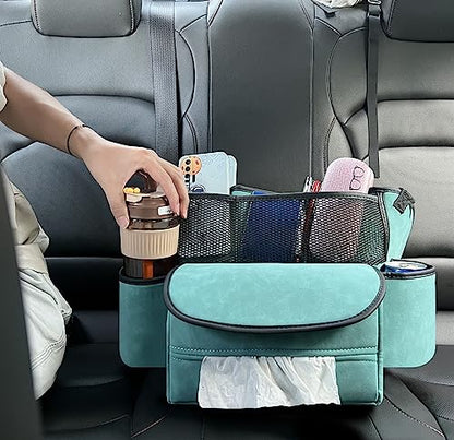 Car Suede Seat Organizer High