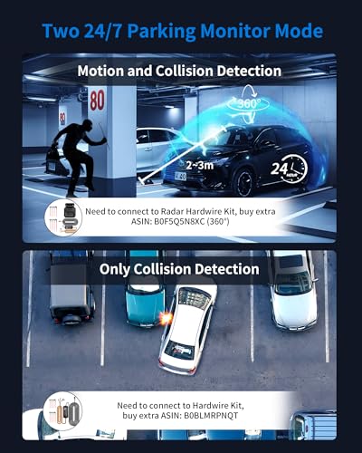 360° View Dash Cam Front and Rear