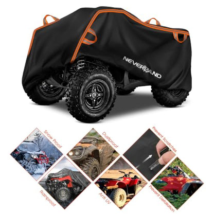 ATV Cover 420D Heavy Duty Waterproof 4 Wheeler Cover for Honda