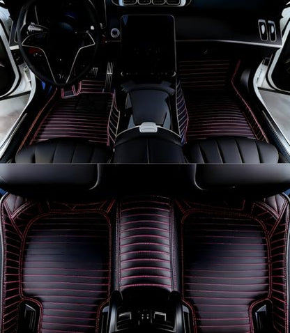 Custom All Weather Protection Leather Car Floor Mats for Cars Sedan SUV Sports Car Waterproof Floor Mat