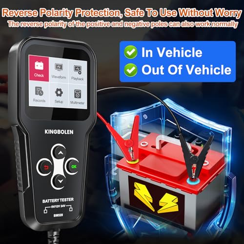 BM520 6V 12V 24V Car Battery Tester