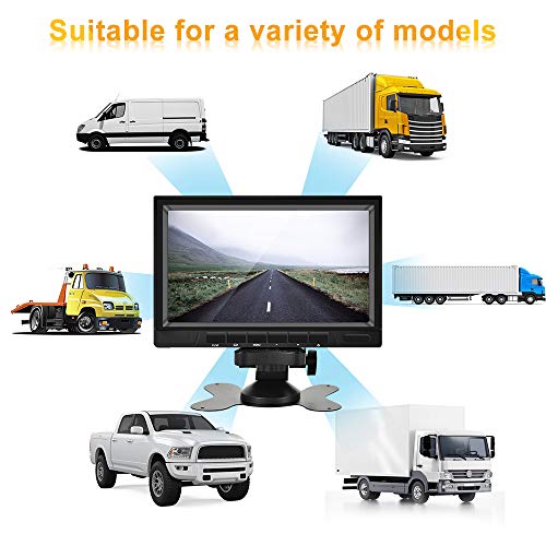 AHD Dual Backup Camera with 7'' 1080P DVR Monitor