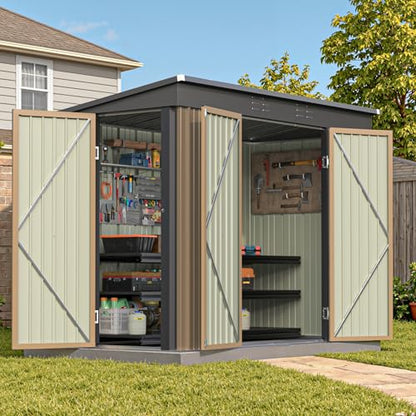 8x4 FT Outdoor Storage Shed