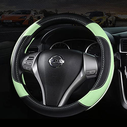 Leather Car Steering Wheel Cover