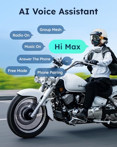 S1 Motorcycle Bluetooth Headset with Smart Voice Control