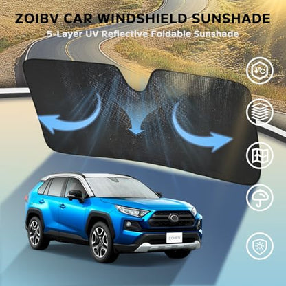 Car Windshield Sun Shade for Toyota RAV4 2019