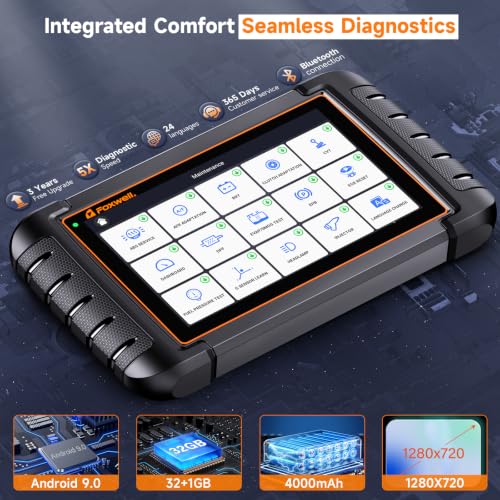 2026 FOXWELL Scanner NT809BT OBD2 Scanner Diagnostic Tool with 30+Resets