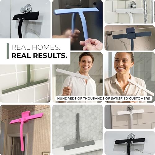 Silicone Shower Squeegee with 3