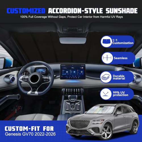 Windshield Sun Shade for Genesis GV70 2022