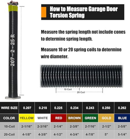 Garage Door Torsion Spring Set