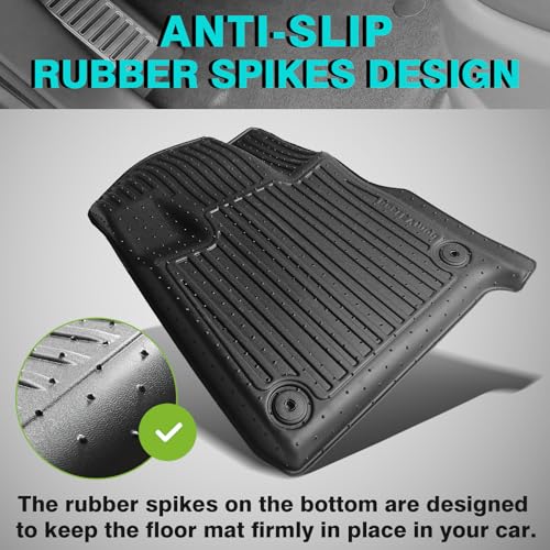 All Weather Floor Mats Compatible with Rivian R1T 2025 2026 Anti