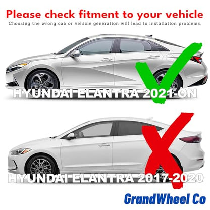 Window Deflectors Smoke Tinted in (4 Count)