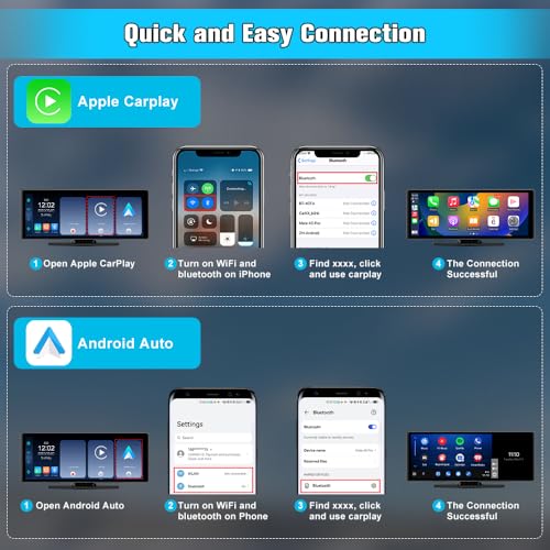 10.26" Carplay Screen for Car Portable