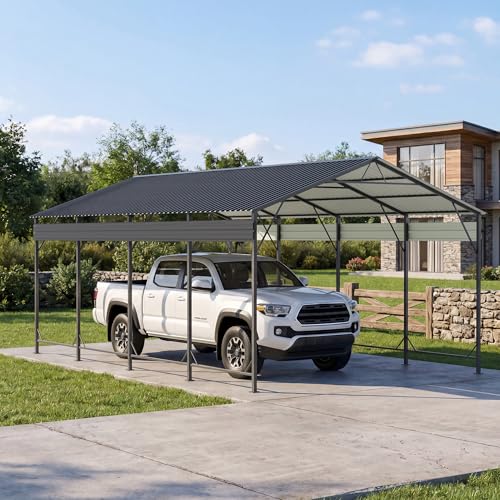 12x20 FT Metal Heavy Duty Carport