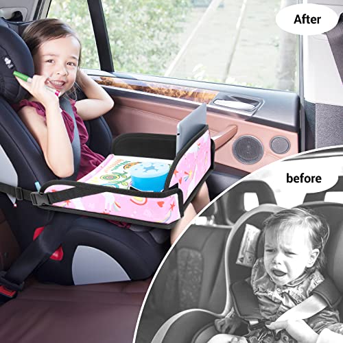 Kids Travel Tray for Car Seat & Airplane (2 Count)