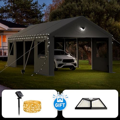 13x25 Heavy Duty Carport Canopy