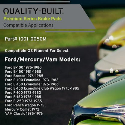 Front Semi Metallic Brake Pads