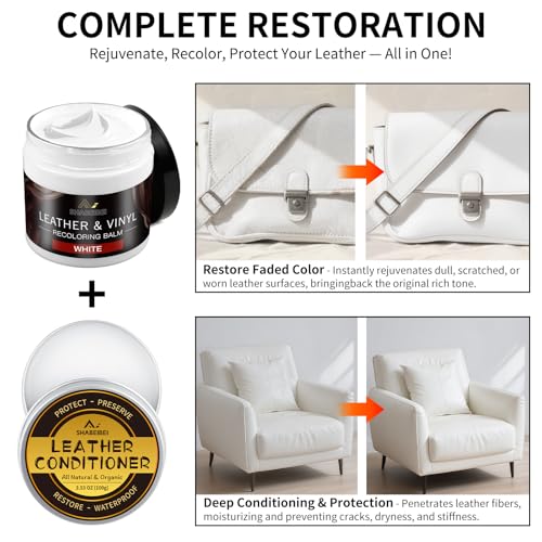 Leather Recoloring Balm with 100ml Mink Oil