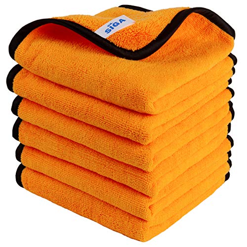 Professional Microfiber Towels for Cars (6 Count)
