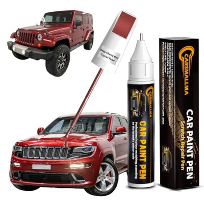 Touch Up Paint for Jeep Deep Cherry Red Crystal Pearl
