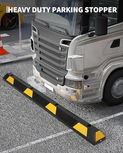 72 in Heavy Duty Rubber Parking Curb