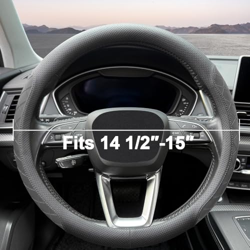 Nappa Leather Steering Wheel Cover