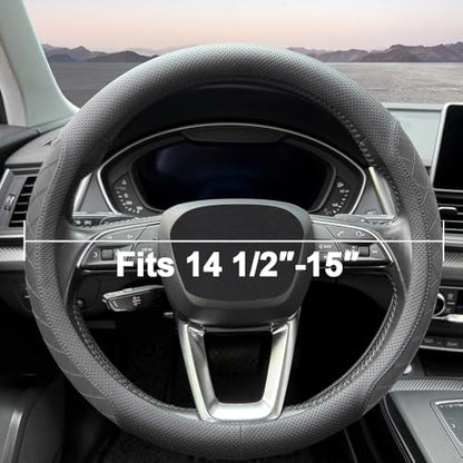 Nappa Leather Steering Wheel Cover