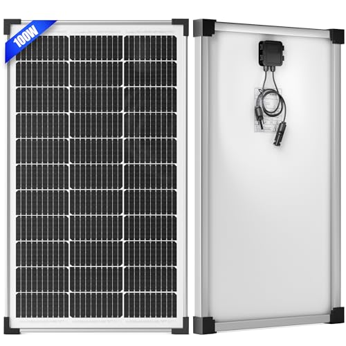 100W 12V Solar Panel 25% High Efficiency 9BB Cell Monocrystalline