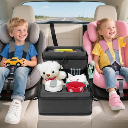 Car Front Back Seat Organizer with Cup Holder