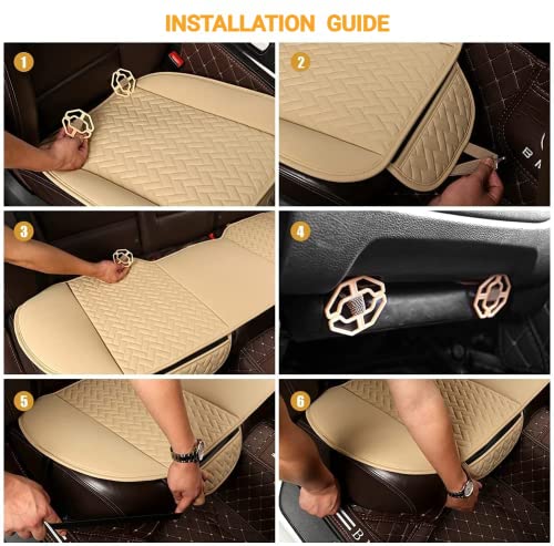 Full Set Car Seat Covers for Front and Rear Bottom Seats Only