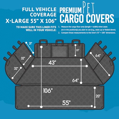 Bulldogology Cargo Mesh SUV Cargo Liner for Dogs