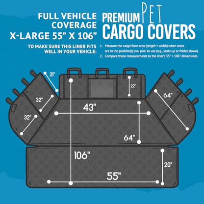 Bulldogology Cargo Mesh SUV Cargo Liner for Dogs
