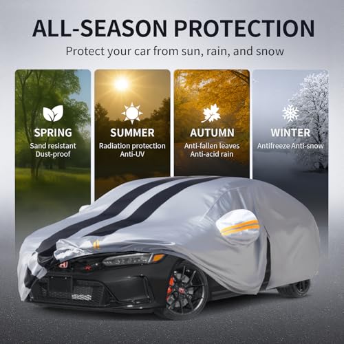 Multi Layer Car Cover Custom Fit for Honda Civic Sedan